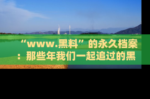“www.黑料”的永久档案：那些年我们一起追过的黑料真相