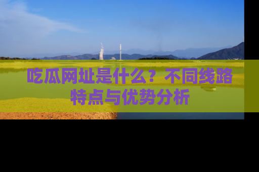 吃瓜网址是什么？不同线路特点与优势分析