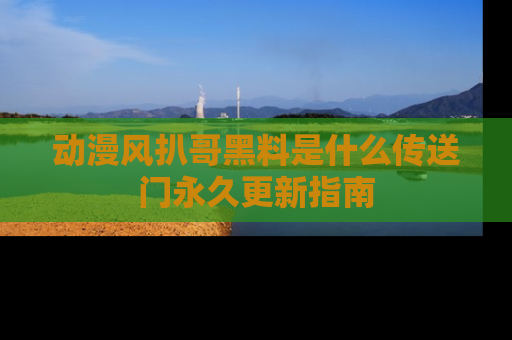 动漫风扒哥黑料是什么传送门永久更新指南