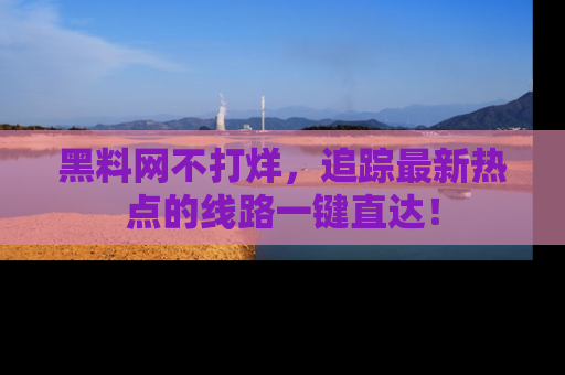黑料网不打烊，追踪最新热点的线路一键直达！