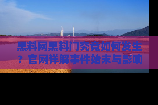 黑料网黑料门究竟如何发生？官网详解事件始末与影响
