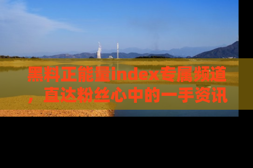 黑料正能量index专属频道，直达粉丝心中的一手资讯！