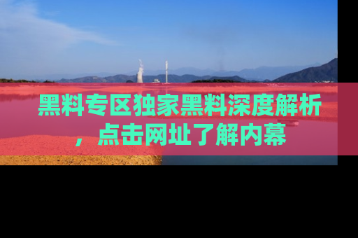 黑料专区独家黑料深度解析，点击网址了解内幕