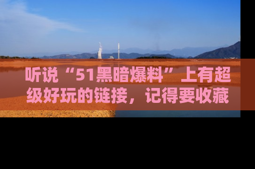 听说“51黑暗爆料”上有超级好玩的链接，记得要收藏哦！