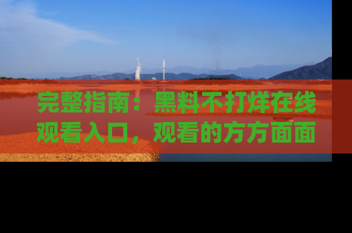 完整指南：黑料不打烊在线观看入口，观看的方方面面与app选择